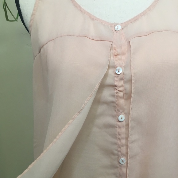 Hen & Thread Romantic Sheer Pink Tank - Size Small - Picture 4 of 11